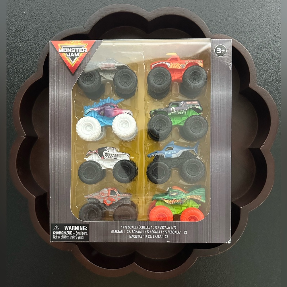Monster Jam Mini Multicolored Monster Trucks Set